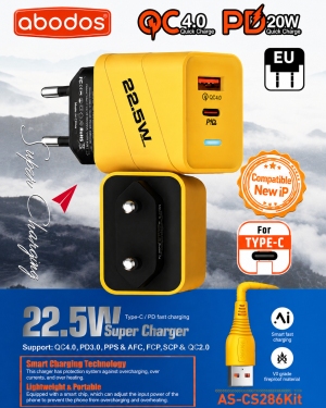 Charger Block QC4.0 PD 22.5W TPC (ALV03G) (image for) Charger Block QC4.0 PD 22.5W TPC (ALV03G)