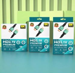 HDMI 2.1 8k Ultra HD Cable 1.5M (AMR08G) (image for) HDMI 2.1 8k Ultra HD Cable 1.5M (AMR08G)