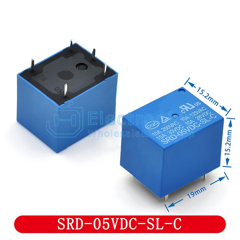 (image for) Submin 5vdc 10A relay 5P (RLY11G)