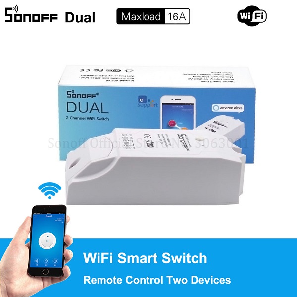 (image for) Sonoff Dual WiFi Wireless Smart Swtich (ACC04S)