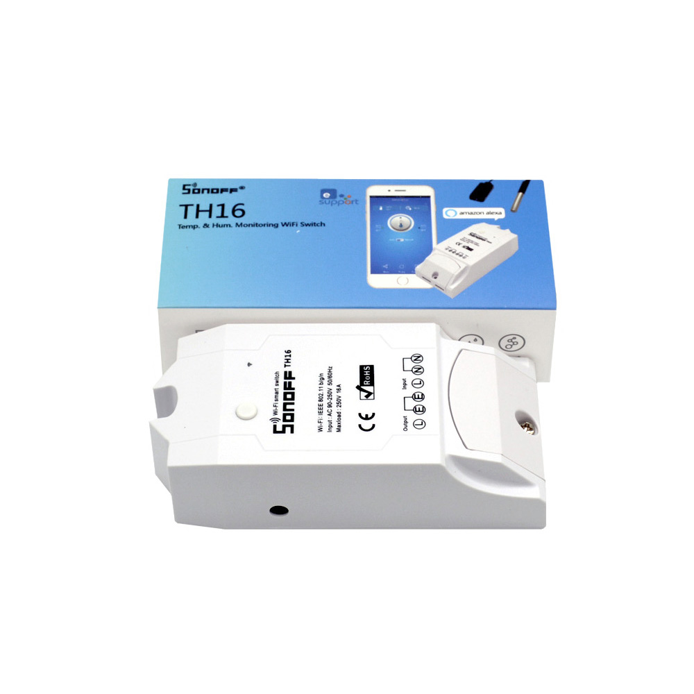 (image for) TH16 Temp. + Humidity Monitoring WiFi Smart Switch (ACC08S)