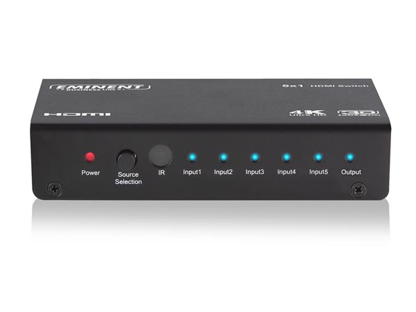 (image for) 5 X 1 HDMI SWITCH, 3D AND 4K SUPPORT (ALU16G)