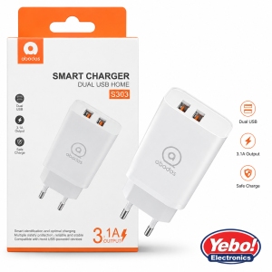 (image for) USB Smart Charger Dual USB Port 3.1A (ALW93G)