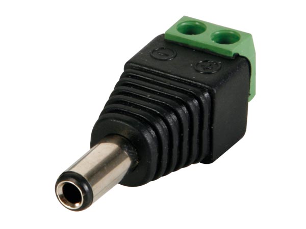 DC PLUG 5.5 x 2.1 MM MALE TO SCREW TERMINAL (AMG55G) (image for) DC PLUG 5.5 x 2.1 MM MALE TO SCREW TERMINAL (AMG55G)