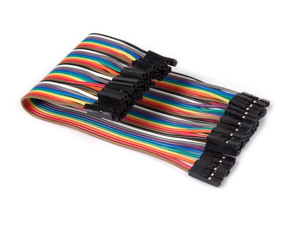 (image for) 40 PINS 20 cm FEMALE TO FEMALE JUMPER WIRE (ARD118E)