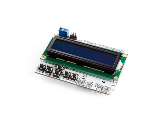 (image for) LCD & KEYPAD SHIELD FOR ARDUINO - LCD1602 (ARD59E)