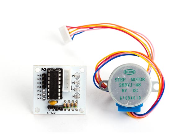 5 VDC STEPPER MOTOR WITH ULN2003 DRIVER BOARD (ARD84E) (image for) 5 VDC STEPPER MOTOR WITH ULN2003 DRIVER BOARD (ARD84E)