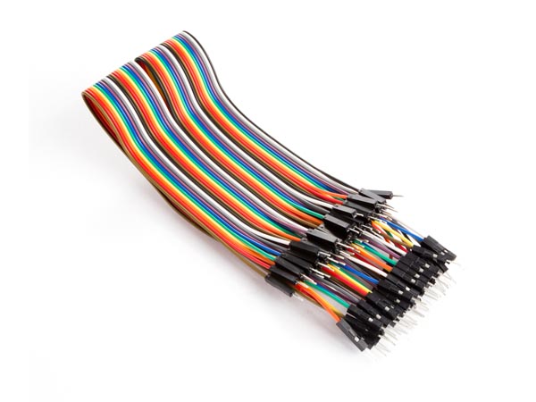(image for) 40 PINS 30 cm MALE TO MALE JUMPER WIRE(FLAT CABLE) (ARD96E)