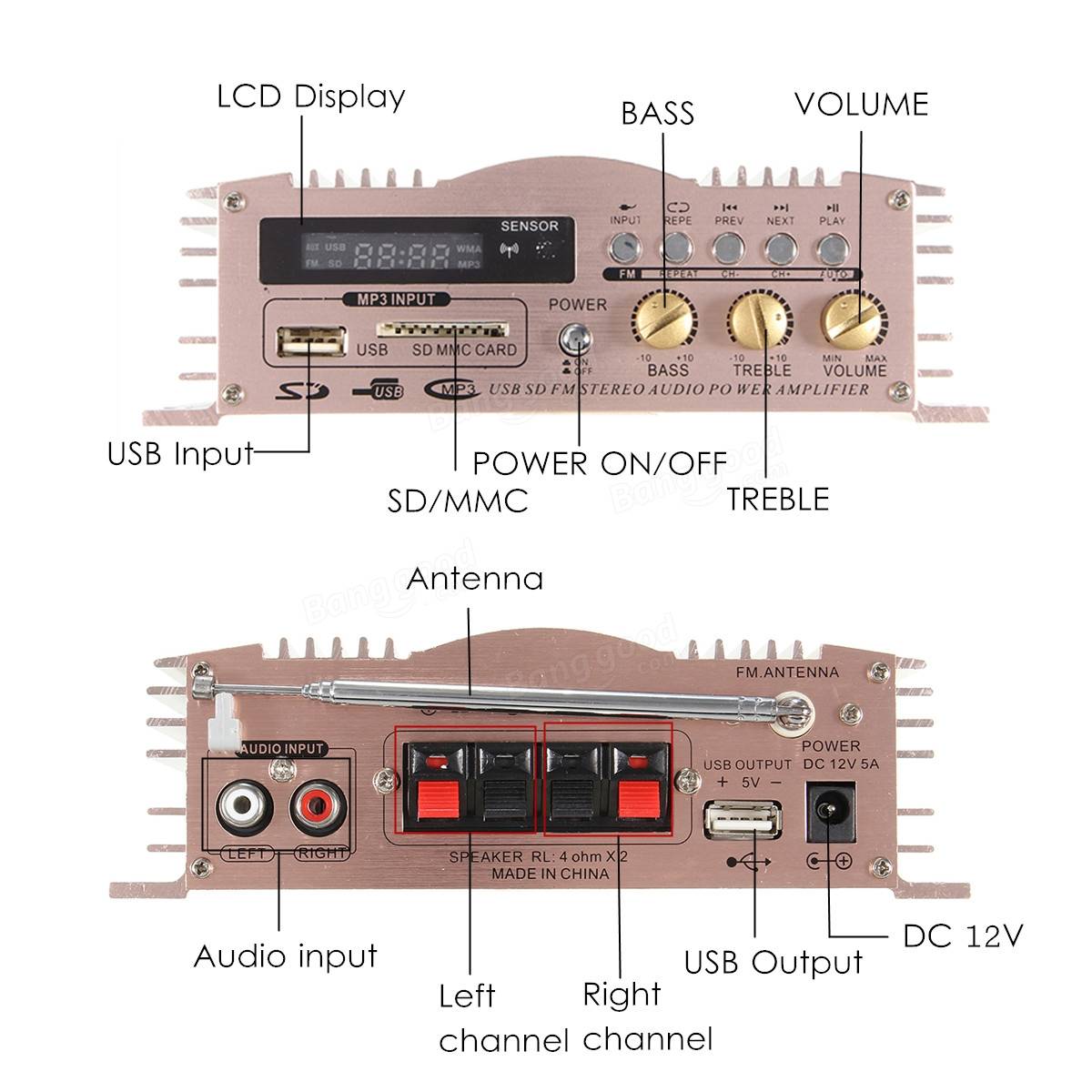 (image for) Mini HiFi Stereo Audio (BAN002G)