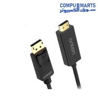 (image for) DP MALE TO HDMI MALE CABLE 1.8M (ALU09G)