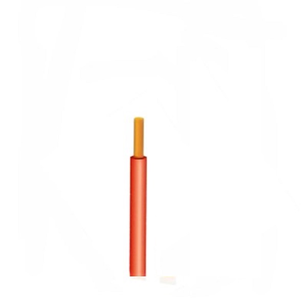 (image for) Eqp wire solid core 1mm Copper Orange, per m (CBL73S)