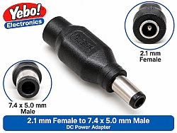 (image for) Adaptor 2.1mm Female to 7.4X5.00mm Male (CNP009)