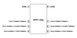 (image for) HK19F-12V DPDT Relay (RLY892)