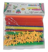 (image for) PLASTIC STRAWS ASSORTED COLOURS (KIT000)