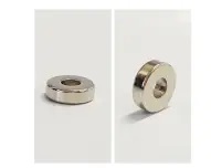 (image for) N38 Ni Neodymium Ring magnet Od10xId4x3mm (BRM11G)