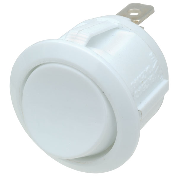 (image for) SPST Push-Fit Round White 6A (SWR027)