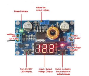5A 75W DC-DC Adjustable Step Down with Display (ARD330) (image for) 5A 75W DC-DC Adjustable Step Down with Display (ARD330)