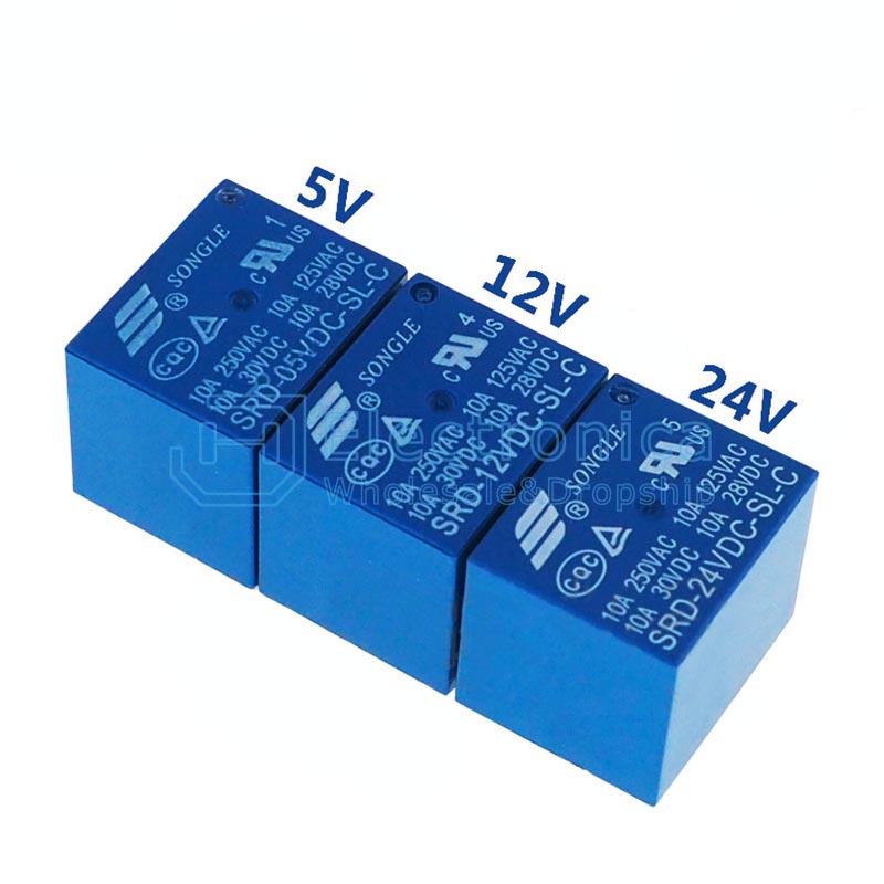 (image for) Submin 24VDC 10A 4P Relay (RLY15G)