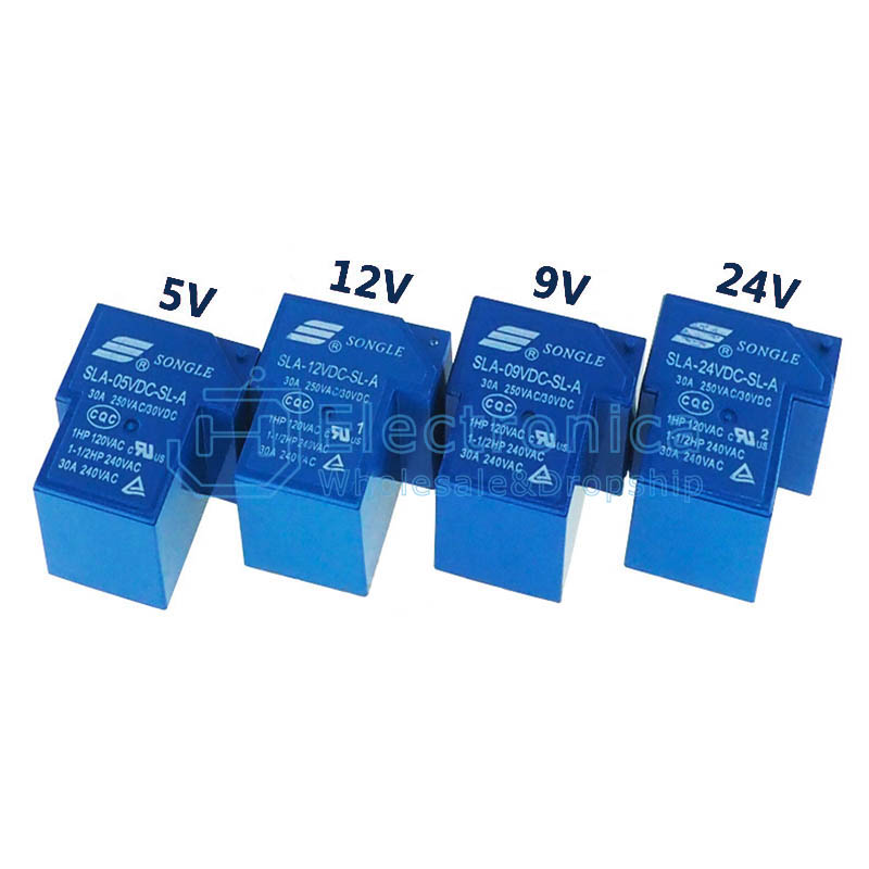 (image for) HIGH POWER 5v 30A RELAY 5P (RLY19G)