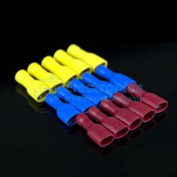 (image for) 4.8mm Full-Insulated Female Disconnect RED 6 pk (TML372)