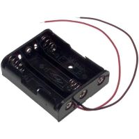 (image for) 3 x AA Battery Holder, Wire connection (AMB02G)