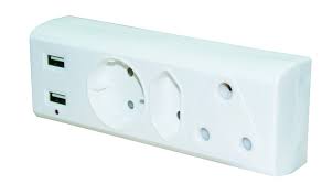 (image for) 1x16A SA&1xEURO&1xSCHUCKO &1xUSB&1TYPE C (STK40S)