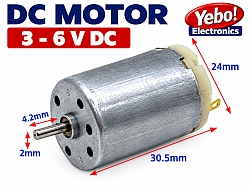 DC Motor, 3-6Vdc (BCM81G) (image for) DC Motor, 3-6Vdc (BCM81G)