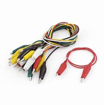 (image for) Crocodile Clip to Banana Plug Set 40cm (CLP012)