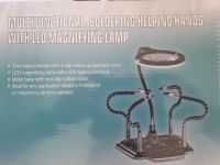 (image for) Helping Hands Led Magnifying, Solder wire Stand (DYN400)
