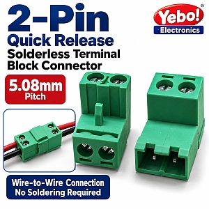 (image for) 2 PIN Quick Release Solderless Phoenix (PLB112)