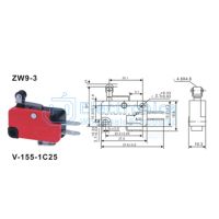 (image for) Microswitch with Short lever 10A (SWM007)