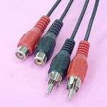 (image for) Twin RCA-type M-F, 6m (ALD084)