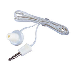 (image for) White Mono Magnetic Earpiece with 3.5mm Jack Plug (ALT03G)