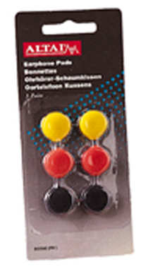 (image for) Coloured 18 mm Replacement Earphone Pads x 3 Pairs (ALT13G)