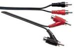 (image for) 2 x Phono/RCA Plugs to 2Plug/Stack Plug, 1.8m (ALT67G)