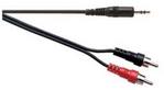 (image for) Stereo 3.5mm Plug to Twin RCA Plug, 3M (ALT94G)