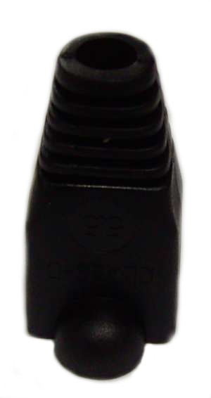 (image for) RJ45 Rubber Boot, Black 2pcs (ALT96G)