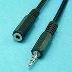 (image for) Stereo 3.5mm Plug M-F, 5.0m (ALT98G)