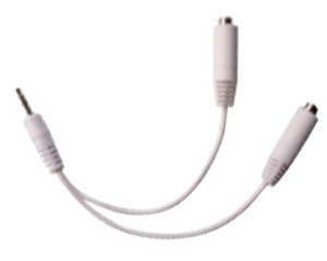 (image for) 4 Way Stereo 3.5mm Headphone Splitter (ALU21G)