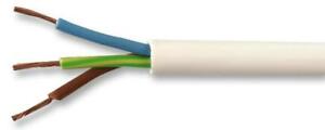 (image for) 3183Y 3-Core Mains, 6A White 1m (ALX13G)
