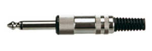 (image for) Nickel 6.35mm High Quality Mono Plug (AMD70G)