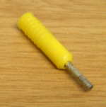 2 mm Tip Plug - Yellow (AMF13G) (image for) 2 mm Tip Plug - Yellow (AMF13G)