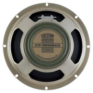 (image for) Celestion G10 Greenback Speaker (8 Ohm) (AMF56G)