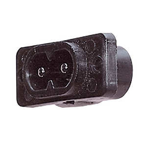 (image for) 250V 2A AC 2 Pin Chassis Plug, Reversible (AMG81G)