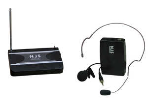 (image for) NJS 174.5 MHz VHF Head Band Radio Mic (AMH01G)