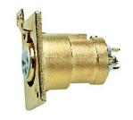 (image for) XLR Female Socket 3-pin, Gold (AMH31G)