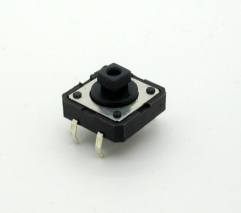 (image for) Square Tact Switch 12X12X7.3mm + Button (AMK28G)