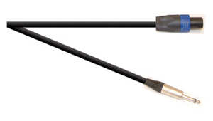 (image for) Speakon to 6.35mm Jack