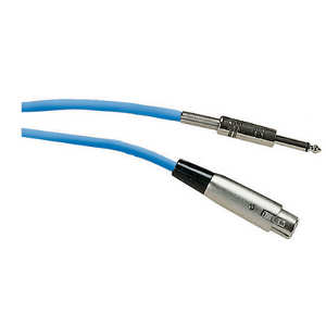 (image for) 6.35mm jack plug to XLR female blue, 6m (AMQ21G)