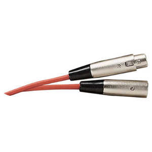 XLR Male to XLR Female Red, 6m (AMQ23G) (image for) XLR Male to XLR Female Red, 6m (AMQ23G)